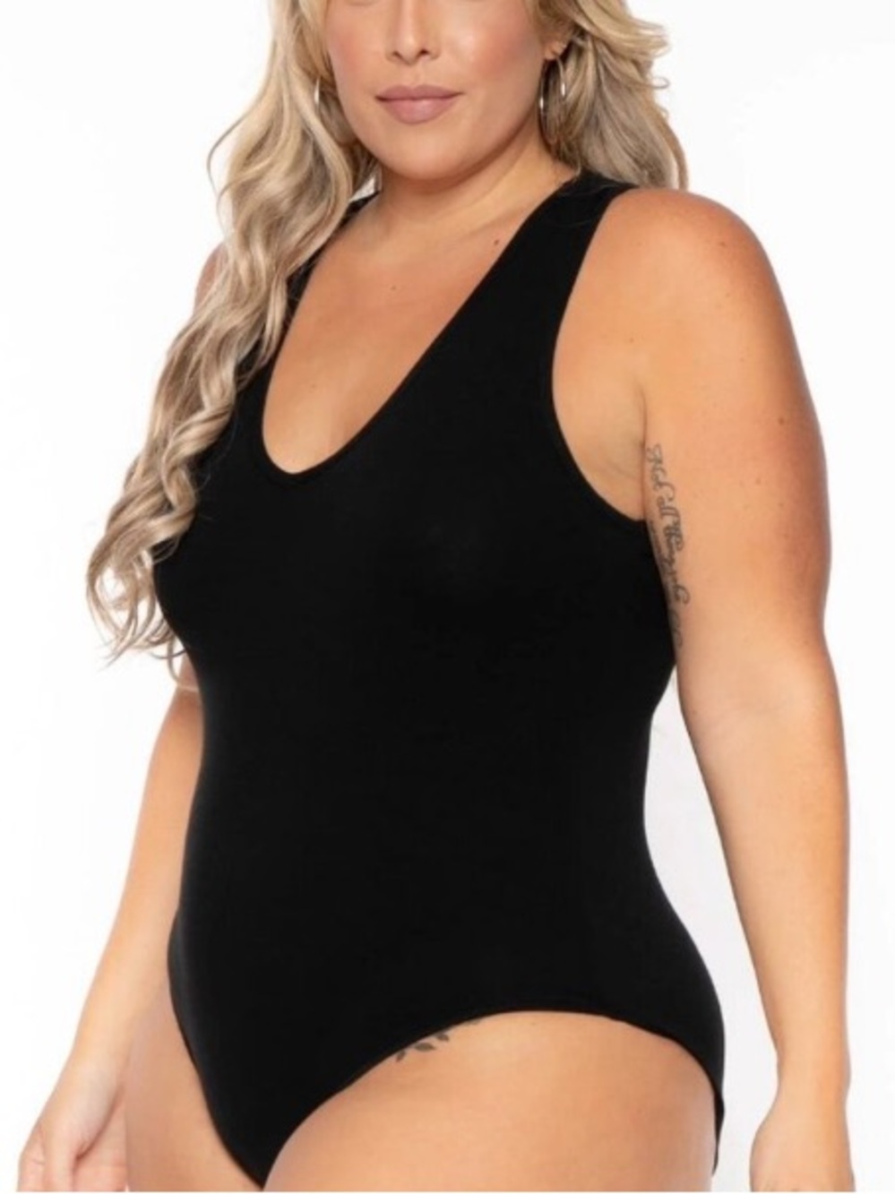 Black Racerback Bodysuit - Picture 2 of 9